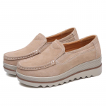 Moodsad naiste platvormkingad Kevad Uued Suede Nahast Naiste Tossud S&uuml;gis Slip-on Vabaajajalatsid Naiste Mokassiinid Zapatos De Mujer 35
