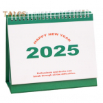 2025. aasta v&auml;ike lauakalender, seisev klapp t&ouml;&ouml;lauakalender, kuuplaneerija ajahalduse korraldaja kodukontori kooli jaoks sinine