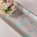 100 cm žakaarkoe seinavaip satiin kangas siid Helu Tongchun sileda tekstuuriga ripatslaulu d&uuml;nastia brokaat Cheongsam Hanfu 1 Metre