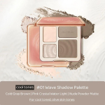 fizz highlighter limited highlight palette 3D contour bronzer nude makeup natural color rendering cosmetics, 03 01, 1 piece beige