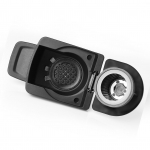 Kapsli adapteri kohvikapslite muunduri kohvikapsli adapter, mis &uuml;hildub Nespresso Dolce Gusto kohvimasinatega must