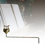Trumpet Sheet Music Clip,Sheet Clamp on Holder,Compact Stand for BB