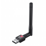 150Mbps USB WiFi-adapter 2,4G traadita v&otilde;rgukaardiga LAN-i Wi-Fi-vastuv&otilde;tja dongle koos p&ouml;&ouml;ratava antenniga 802.11 b/g/n 8188ETV arvuti s&uuml;learvutile