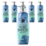 Elastine Parfum de Conditioner Pure Breeze Rose and Peony Fragrance, 600ml, 6 pieces gray