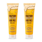 Crazy Skin Beer Yeast Hair Pack, 200g, 2 packs yellow