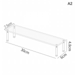 Akr&uuml;&uuml;list statiiv, l&auml;bipaistev kuvari p&uuml;stik koogikeste ja parf&uuml;&uuml;mi nukukujude jaoks as the picture