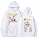 Manowar The Blood Our Enemies Tour 2025 Pusad Talvised Hip Hop Heavy Mental Bandi dressipluusid M valge