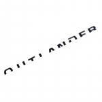 3D t&auml;htedega kapoti embleem Logo m&auml;rk Autokleebised Stiil autotarvikud S&otilde;nastus Mitsubishi Outlander ABS Chrome