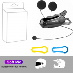 1/2 tk X1plus Bluetooth Mootorratta Kiivri Intercom Peakomplekt 1000M BT Intercom Kommunikaator 2 S&otilde;itjale Veekindel