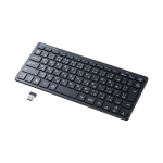 Sanwa Supply juhtmeta klaviatuur &Otilde;hukese disainiga antibakteriaalne pantograaf, must (USB vastuv&otilde;tja) SKB-WL36BK must