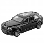 1/32 m&otilde;&otilde;tkavas Rolls-Royce Cullinan sulamist auto mudel tulede ja helidega, esmaklassiline m&auml;nguasi lastele, kollektsion&auml;&auml;ri v&auml;ljaanne must