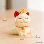 Resin Lucky Cat kaunistused Loomingulised loomade k&auml;sit&ouml;&ouml; Armas kodukontori t&ouml;&ouml;lauakaunistus Armas kingitus lastele toob &otilde;nne