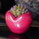 Laua pliiatsihoidja hoiukonteiner S&uuml;damekujuline p&uuml;hadekaunistus meigipintsli korraldaja t&ouml;&ouml;laud