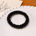 Mood Kristallhelmed Juukselipsud naistele Elastsed aksessuaarid Juuksen&ouml;&ouml;r Peakatted hobusesaba jaoks Ehted Kingitus boho one size must