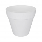 ELHO Pot de fleur rond LOFT URBAN - 48 L - &Oslash; 50 x H.44 cm - Blanc - Plastique