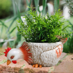 Loomade lillepoti kuju, minipott, lauakaunistuseks Chicken