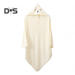 Kapuutsiga beebivannir&auml;tik korallifliisist kiire vett imav joonisloomade disain poistele, t&uuml;drukutele 80 x 80 cm vasts&uuml;ndinu kuni v&auml;ikelapse vannir&auml;tik hall