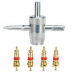 Rehviklapi s&uuml;damiku t&ouml;&ouml;riistad Klapi s&uuml;damiku/4-suunalise klapi varre s&uuml;damiku eemaldamise t&ouml;&ouml;riist Auto veoauto rehvi kruvikeeraja auto remondit&ouml;&ouml;riist Set B