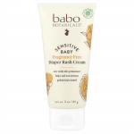 Babo Botanicals, Sensitive Baby, Diaper Rash Cream, Fragrance Free, 3 oz (85 g)