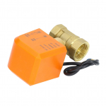 DN25 kahesuunaline 2 juhtmega elektriline kuulventiil, tavaliselt suletud messingist universaalne kuulventiil DC12?24V