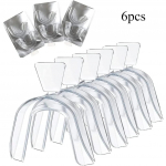 Teeth guard teeth whitening night plastic teeth whitening disposable 6pcs valge
