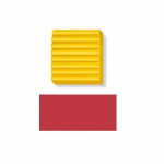 P&acirc;te &agrave; modeler - FIMO - SOFT - Rouge de Noel - Facile &agrave; m&eacute;langer - Conforme aux directives de jeux de l'UE