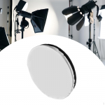 Soft Diffuser Light Cover 18 cm 55 Degree Professional Spare Parts Direct Replaces Lamp Sock valge