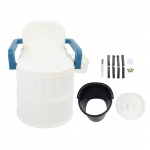 Commode Chair Wide Armrests Soft PU Seat Backrest Non Slip Commode Toilet Chair with Hollow Bucket f