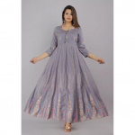 Naiste disainer-viskoos Anarkali Kurta kleit India Bollywoodi tr&uuml;kitud Kurti kleit SC-2134 M-38