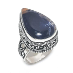 Sodalite Handmade 925 Sterling Silver Jewelry Ring Size 7 w0v37