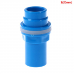 20&ndash;50&nbsp;Mm PVC-pistikud paksemaks paagitoru aia &auml;ravoolutoru adapter 20mm sinine