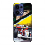 Coque de t&eacute;l&eacute;phone - Maniacase - Oppo Reno 13 5G - Silicone - Souple - Ayrton Senna McLaren