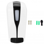 500ml Vannitoaseinale paigaldatav pressitav du&scaron;i- ja vanni seebi- ja &scaron;ampoonidosaator lukuga