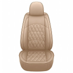 Uus Argyle PU nahast t&auml;is esiistme kate veekindel vastupidav hingav universaalne kaitsega esiistme padi (Ainult istmekate) One Seat beež