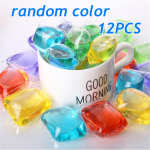 48Pack Laundry Beads Kaasaskantavad reisipesu Pesupesad Pesupulgad Multifunktsionaalse plekipuhastusvahendi kodutarvikud 12pcs