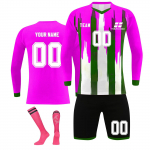 Isikup&auml;rastatud s&auml;rkide komplekt Meeste t&uuml;drukute nimenumbriga Kohandatud jalgpalli kampsunid poistele Treeningkost&uuml;&uuml;m S