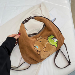 Uus suure mahutavusega kandekott kapibaara seemisnahast crossbody kott moekas mitmek&uuml;lgne &otilde;lakott mitmesuguste kandmisviisidega naiste kott