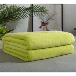 Flanelltekk Suvine Konditsioneeritud Viskepehme Fliis Kontor Napitekk &Uuml;hekihiline Kahepoolne Pl&uuml;&uuml;s Kogu Hooaja Tekk 120 x 200CM roheline