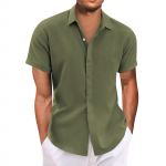 Hawaii s&auml;rk meestele, meeste vintage n&ouml;&ouml;pidega keeglis&auml;rgid l&uuml;hikeste varrukatega suvine rannas&auml;rk L