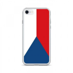 Coque iPhone - PIXELFORMA - iPhone 7 - Drapeau de la Tch&eacute;quie - Silikoonist supp - Kaitse t&auml;ielik