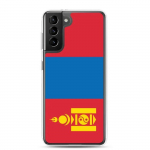 Coque T&eacute;l&eacute;phone Drapeau Mongolie &ndash; Samsung Galaxy S21 Ultra