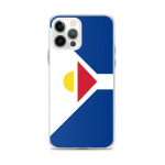 Coque T&eacute;lephone Drapeau Saint-Martin (Antillid fran&ccedil;aises) - iPhone 12 Pro Max