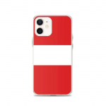 Coque pour iPhone - Drapeau du P&eacute;rou - iPhone 12 - Silikoonist supp - Protection l&eacute;g&egrave;re - Mitmev&auml;rviline