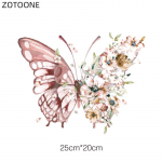 Triikida loomadele plaastrid Suured liblikad lilleplaastrid riietele Kleebis lastele soojus&uuml;lekanded DIY vin&uuml;&uuml;laplikatsioonid G