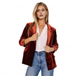 Naiste sametist bleiser, kroogitud 3/4 varrukatega, rev&auml;&auml;riga, eest lahtine kardigan, daamide kontori &auml;ripintsak, l&uuml;hike kost&uuml;&uuml;mijakk 2XL