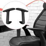 2 Pieces Arms Armrest Office Chair Replacement Armrests Easy to Install Gaming