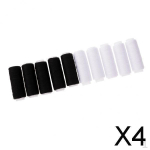 4x10 Spools Leather Jeans Sewing Thread Strong for Hand / Machine black white