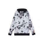 Jordan Rivals Ajalehe Meistri Fliisist Kapuutsiga Pusa Meeste Kapuuts Valge BQ5748-010 XS