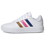 adidas Court Platform Valge Lilla Roosa Pruun Naiste Tennised Jalatsid-Valge Matt-Lilla-Metallik Kollegiaalne-Tumesinine HP9429 36