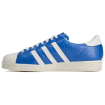 BAPE x adidas Superstar Vintage Sinine Valge Unisex Tossud Pilvevalge Helebeež JR2702 47⅓